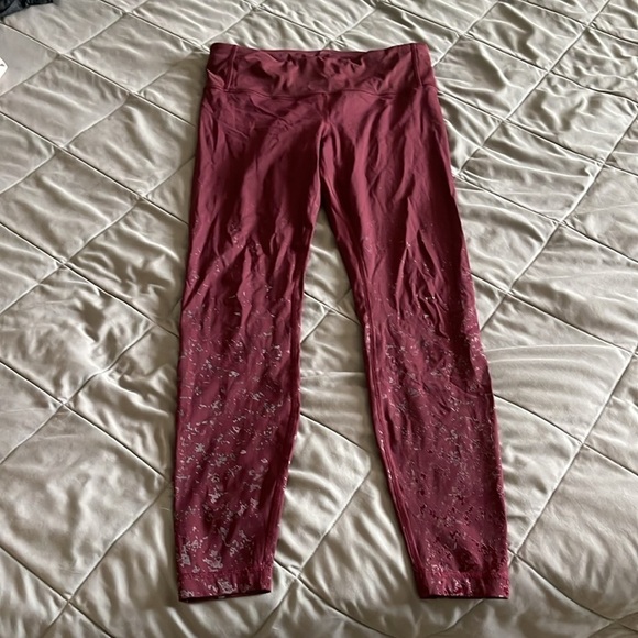 Lululemon Athletica Speed Wunder Mid-Rise Tight 28" *Speckle Shine Size 10 - Picture 3 of 7